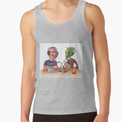 Joe Rogan And The Alien Tank Top Official Joe Rogan Merch