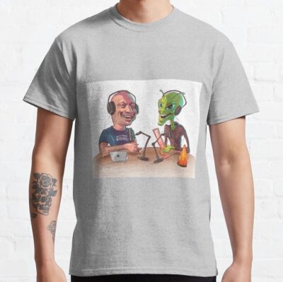 Joe Rogan And The Alien T-Shirt Official Joe Rogan Merch