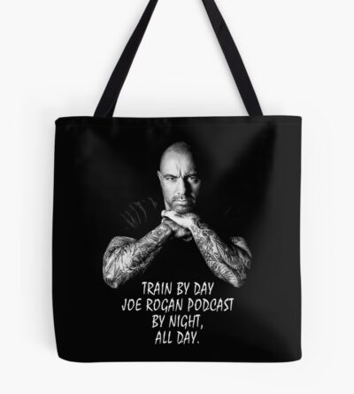 Joe Rogan, Train By Day Tote Bag Official Joe Rogan Merch