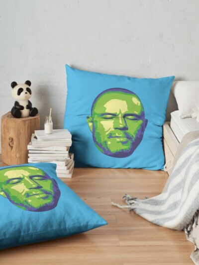 Joe Rogan Throw Pillow Official Joe Rogan Merch