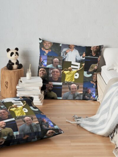 Joe Rogan Throw Pillow Official Joe Rogan Merch