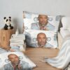 Rogan Joe Angy Throw Pillow Official Joe Rogan Merch