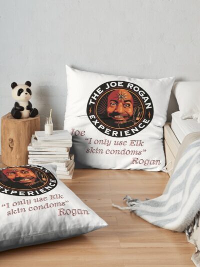 Joe Rogan Elk Quote Joe Quote Rogan Jre Joe Rogan Experience Throw Pillow Official Joe Rogan Merch