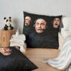 Joe Rogan Reactions - Joe Rogan Experience Throw Pillow Official Joe Rogan Merch