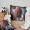 Joe Rogan Space Mask Meme Throw Pillow Official Joe Rogan Merch