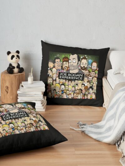 Joe Rogan And Guests| Perfect Gift Throw Pillow Official Joe Rogan Merch