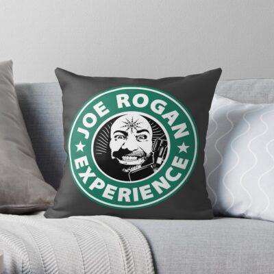 Joe Rogan The Experience Throw Pillow Official Joe Rogan Merch