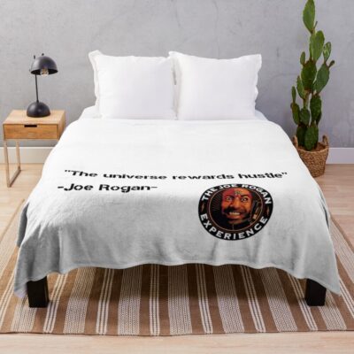 Joe Rogan Quote Throw Blanket Official Joe Rogan Merch