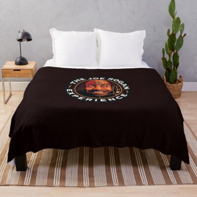 Jre Joe Rogan Experience Podcast Logo Classic Throw Blanket Official Joe Rogan Merch