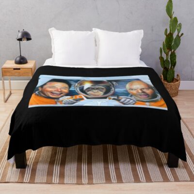 Joe Rogan  Elon Musk 'Higher Primates' Throw Blanket Official Joe Rogan Merch