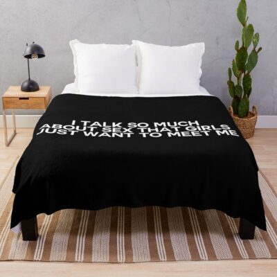 Joe Rogan Quote 2022 Throw Blanket Official Joe Rogan Merch