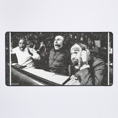 Rogan, Anik And Dc Drawing Mouse Pad Official Joe Rogan Merch