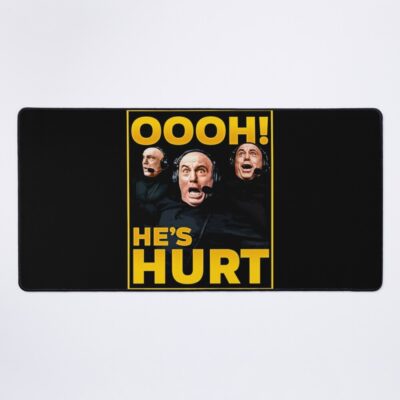 Oooh He'S Hurt! - Joe Rogan Reactions - Ufc - Joe Rogan Experience Mouse Pad Official Joe Rogan Merch