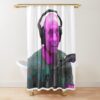 Joe Rogan Experience Podcast Portrait Illustration Shower Curtain Official Joe Rogan Merch