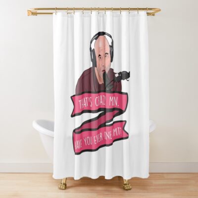 Joe Rogan Thats Crazy Man, Have You Ever Done Dmt Meme Shower Curtain Official Joe Rogan Merch