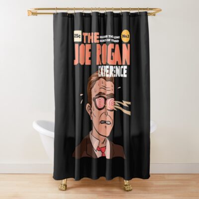 Joe Rogan Experience T-Shirtthe Joe Rogan Experience Comic Book Style Shower Curtain Official Joe Rogan Merch