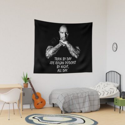 Joe Rogan, Train By Day Tapestry Official Joe Rogan Merch